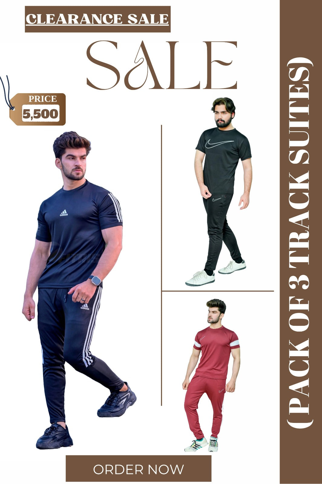 Premium Drifit Track Suits  ( Pack Of 3 ) ( Clearance Sale )