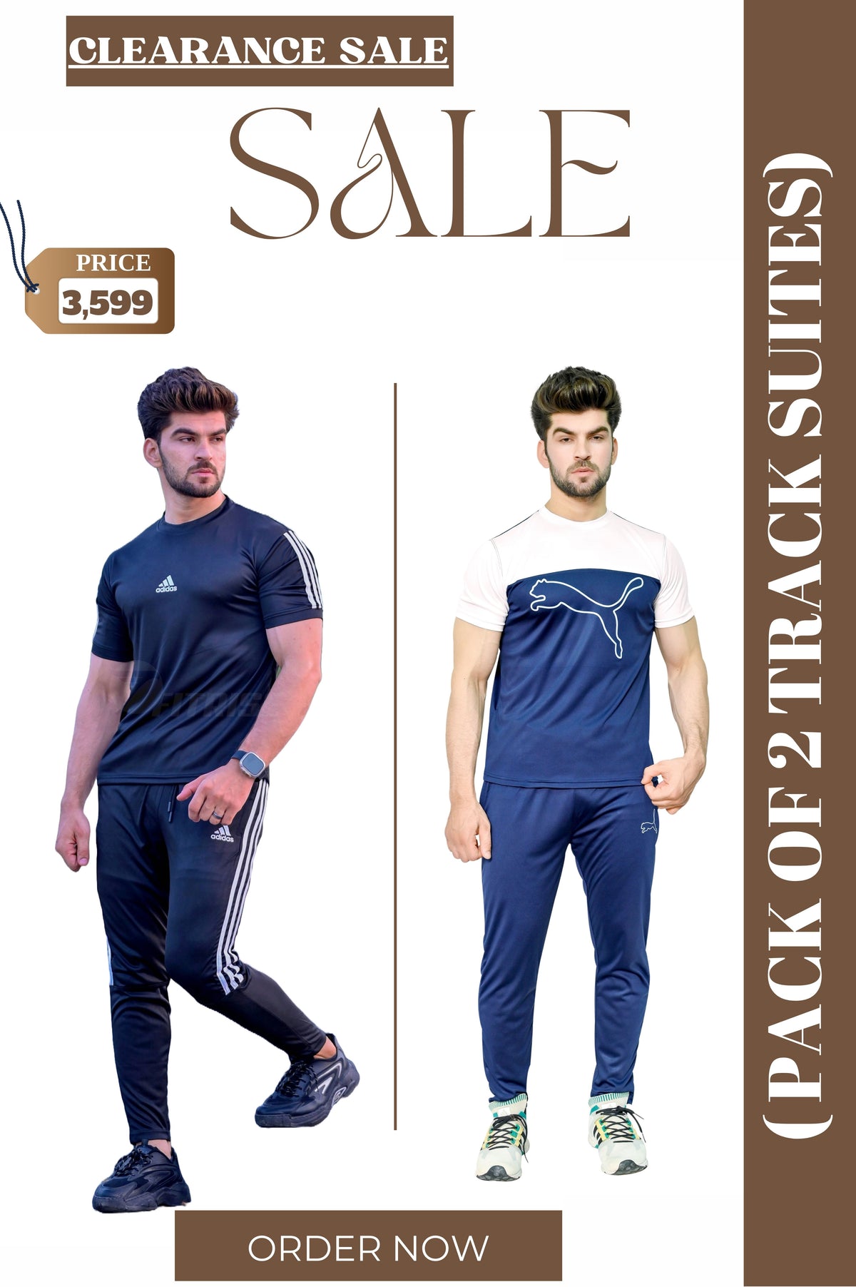 Premium Drifit Track Suits ( Pack Of 2 ) ( Clearance Sale )